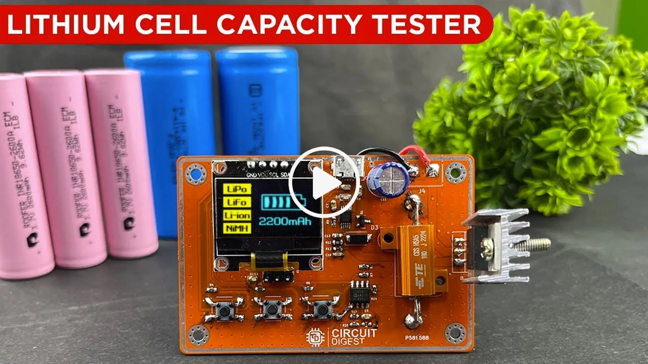 Lithium Cell Capacity Tester Lithium Cell Capacity Tester