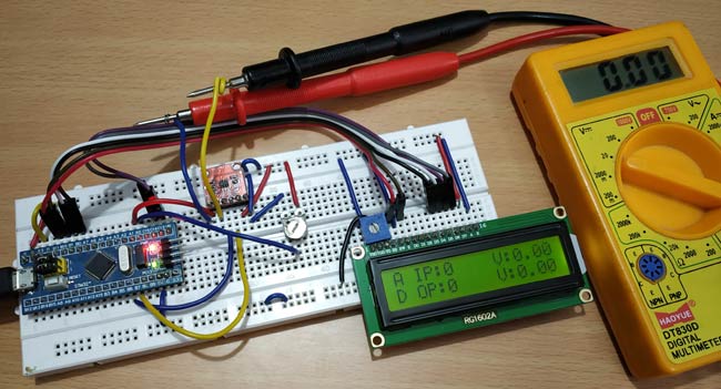 Digital to Analog Converter with STM32F10C8