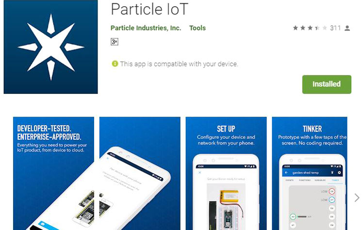 Particle IoT App