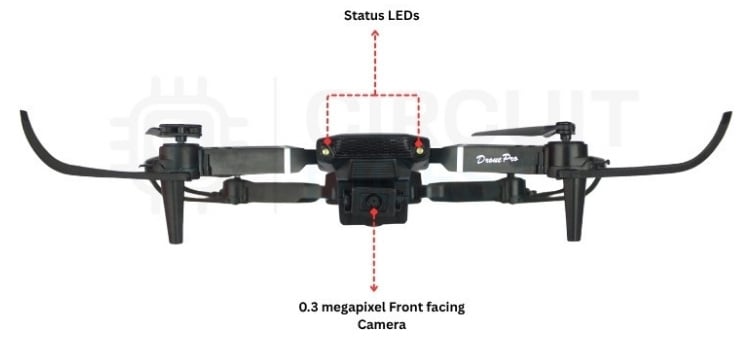 E88 Drone front view