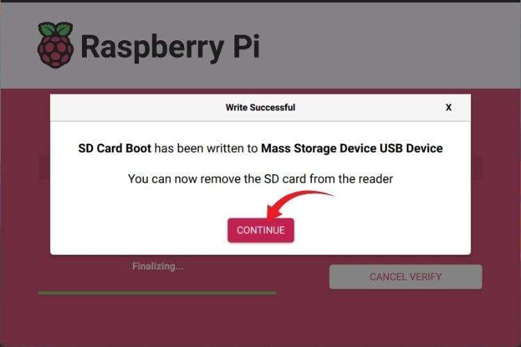 Flashing bootloader update to microSD card for Raspberry Pi firmware update