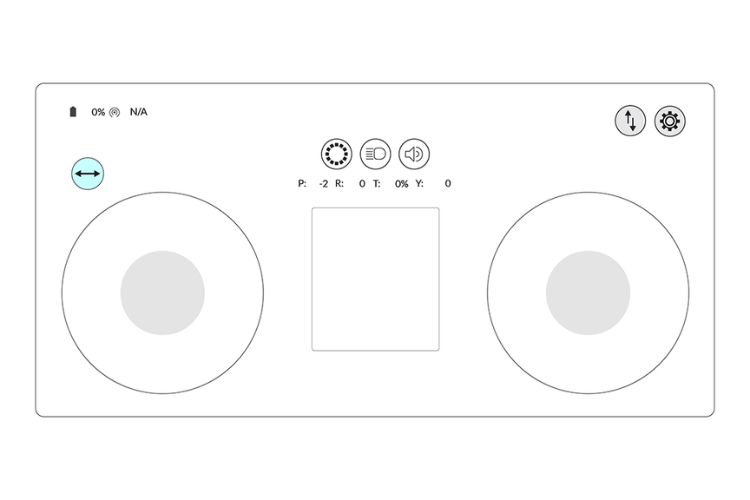 LiteWing App Home Screen with Drone Controls and Status