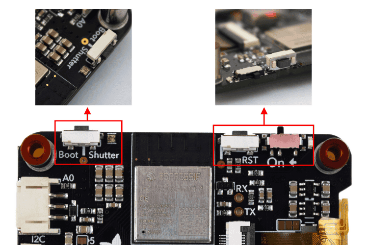 Adafruit MEMENTO NeoPixel LED, power switch, and control buttons