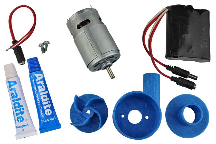 Non-Removable water pump components