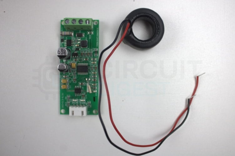 PZEM-004T AC energy meter module with external current transformer for IoT based smart energy monitoring