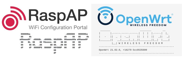 Comparison between RaspAP and OpenWrt for Raspberry Pi router setup showing user-friendly interface