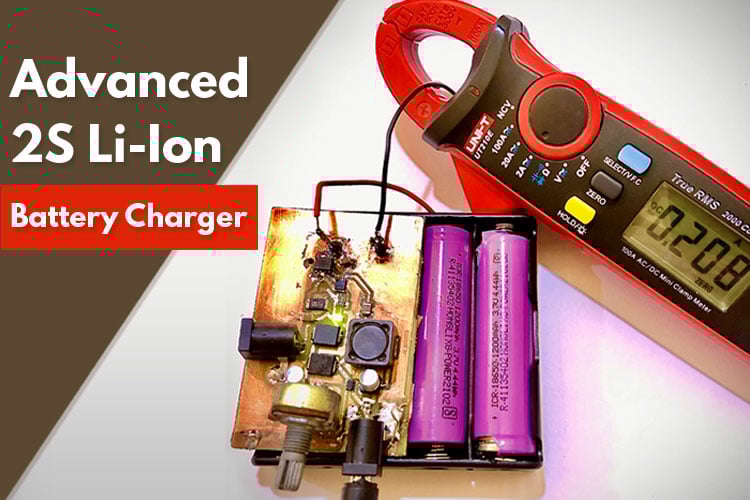 Advanced 2S Li-Ion/ Li-Po Battery Charger using MCP73844 IC Advanced 2S Li-Ion/ Li-Po Battery Charger using MCP73844 IC