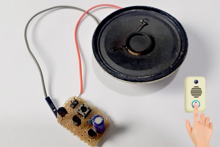 DIY Musical Doorbell Circuit using UM66T DIY Musical Doorbell Circuit using UM66T