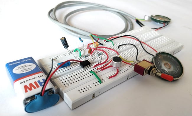 Simple Two Way Intercom Circuit Simple Two Way Intercom Circuit