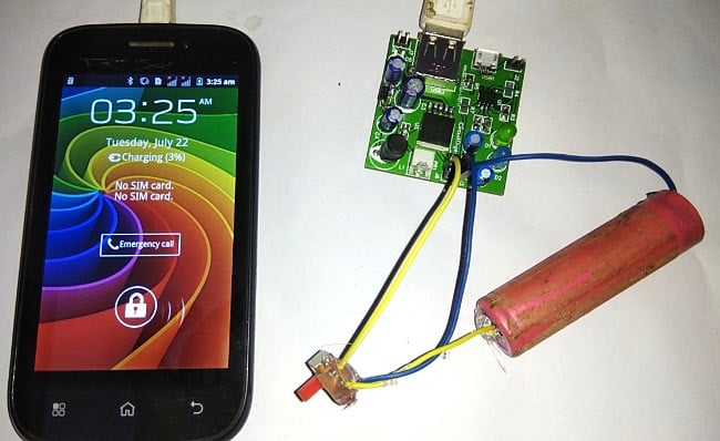 Power Bank Mobile Phone Charger Circuit on PCB Power Bank Mobile Phone Charger Circuit on PCB