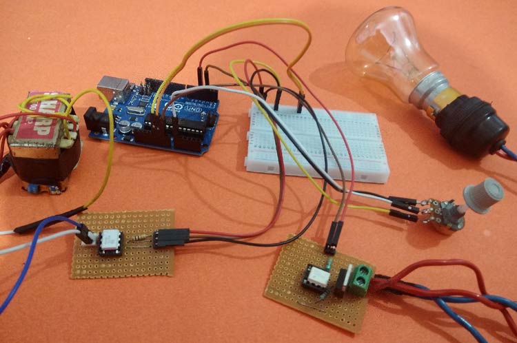 AC Light Dimmer using Arduino and TRIAC AC Light Dimmer using Arduino and TRIAC