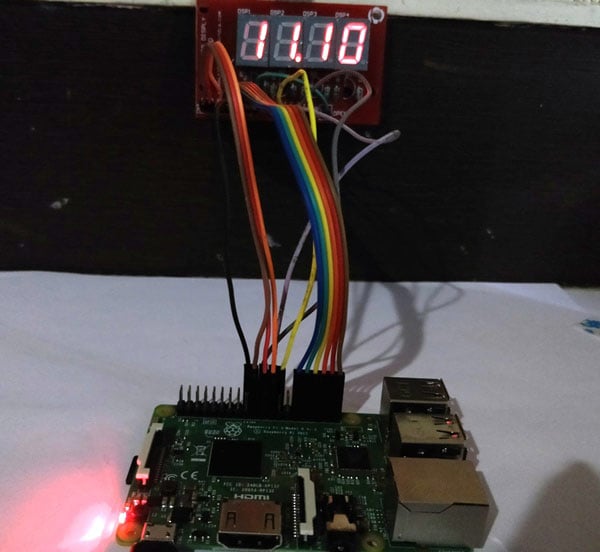 Raspberry Pi Clock using 4-Digit 7-Segment Display and Raspberry Pi Raspberry Pi Clock using 4-Digit 7-Segment Display and Raspberry Pi