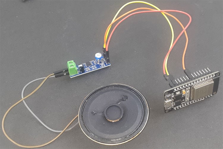 ESP32 Audio Player using LM386 IC ESP32 Audio Player using LM386 IC