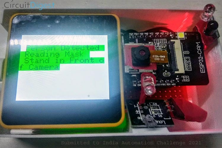 Mask and Body Temperature Checker System Mask and Body Temperature Checker System