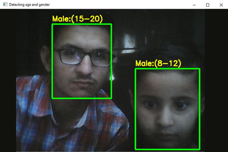 Raspberry Pi Age and Face Detection using OpenCV