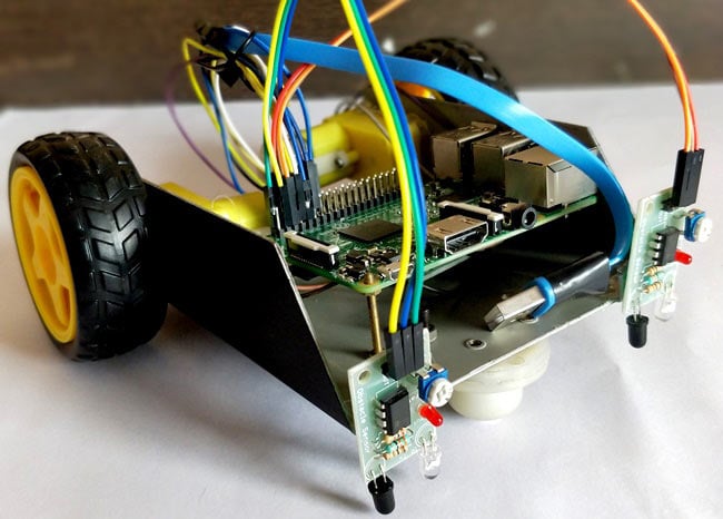 Line Follower Robot using Raspberry Pi Line Follower Robot using Raspberry Pi