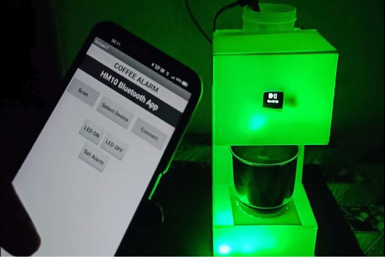 Coffee Alarm using RTC module and AVR Microcontroller Coffee Alarm using RTC module and AVR Microcontroller