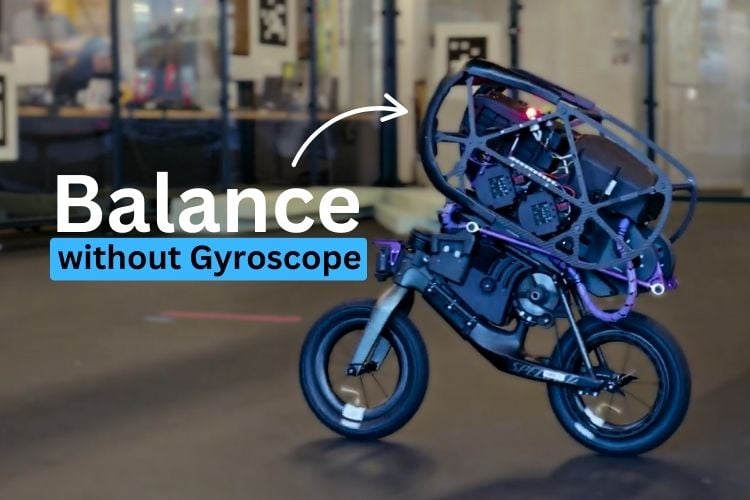Self-Balancing Robotic Bike that uses no Gyroscope Self-Balancing Robotic Bike that uses no Gyroscope