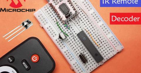 PIC Microcontroller Based IR Signal Decoder  IR Signal Decoder using TSOP and PIC Microcontroller