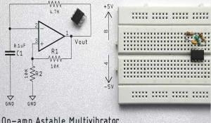 Astable Multivibrator Circuit Using Op-amp Astable Multivibrator Circuit Using Op-amp