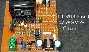 12V/27W SMPS Circuit with UC3843  12V/27W SMPS Circuit with UC3843