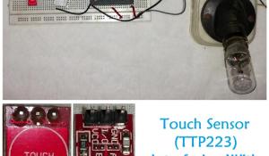 Controlling Light using Touch Sensor and 8051 Microcontroller Controlling Light using Touch Sensor and 8051 Microcontroller
