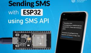 Send SMS with ESP32 using SMS API Send SMS with ESP32 using SMS API