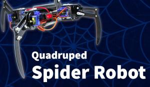Quadruped Spider Robot using ESP32 Quadruped Spider Robot using ESP32