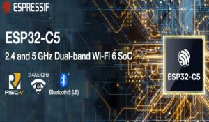 ESP32-C5 Dual-Band Wi-Fi 6 MCU